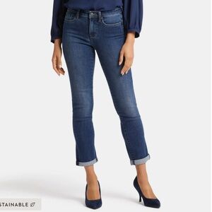 NYDJ Sheri Slim Ankle Jeans with Roll Cuffs